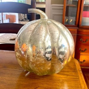Pottery Barn mercury pumpkin for Halloween
